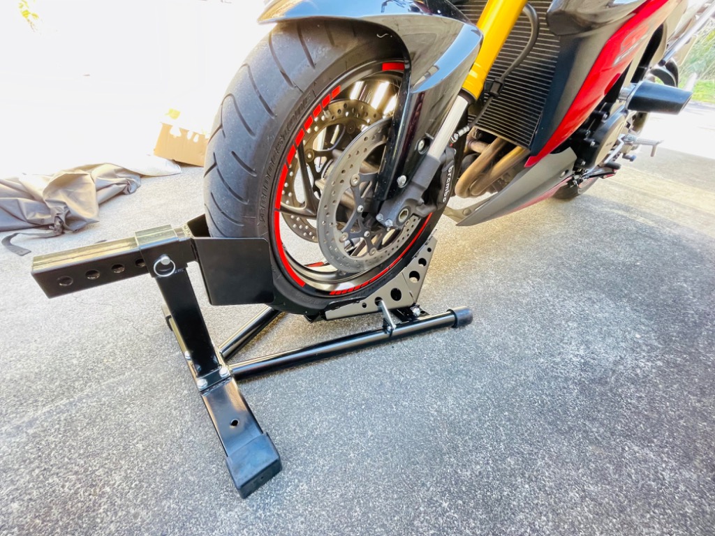 バイクスタンド バイクリフト ホイールクランプ 10-18inch 対応
