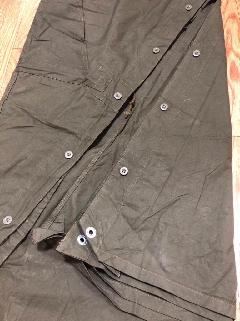 MILITARY 実物 USED ポーランド軍 テントシート / テントシェル