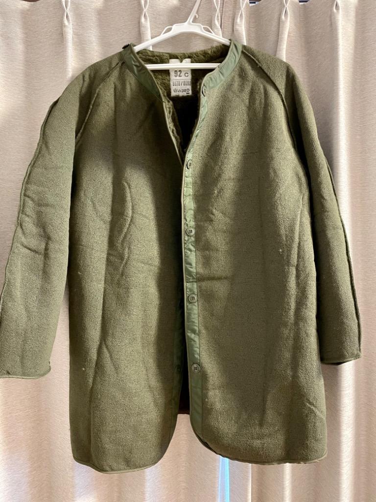 MILITARY 実物 USED フランス軍 M-64パーカーコート用 ボア