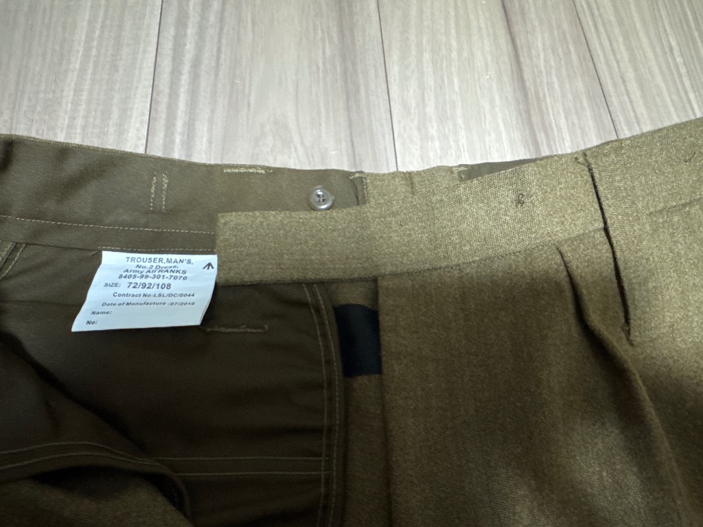 MILITARY 実物 新品 デッドストック イギリス陸軍 ALL RANKS No