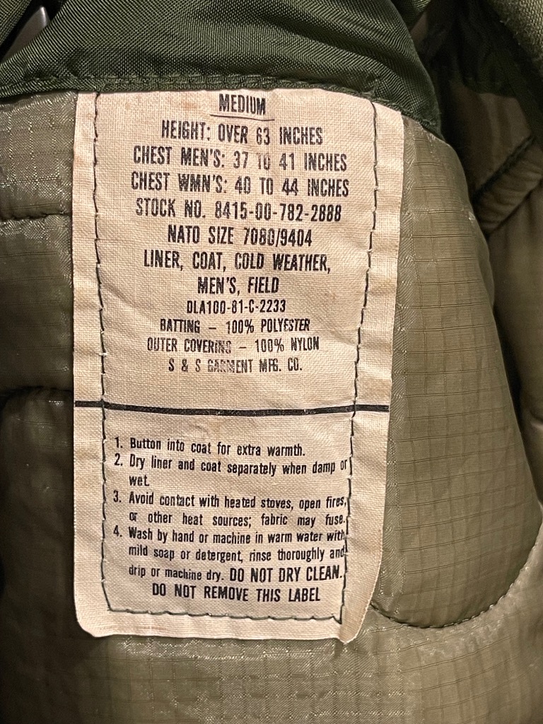 MILITARY リジェクト 訳あり品 実物 USED 米軍 M-65 フィールド