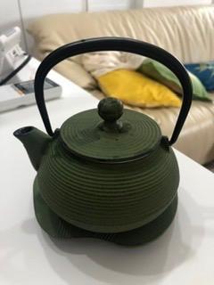 南部鉄器 カラーポット 岩鋳製 急須 3型 線引 iwachu ティーポット