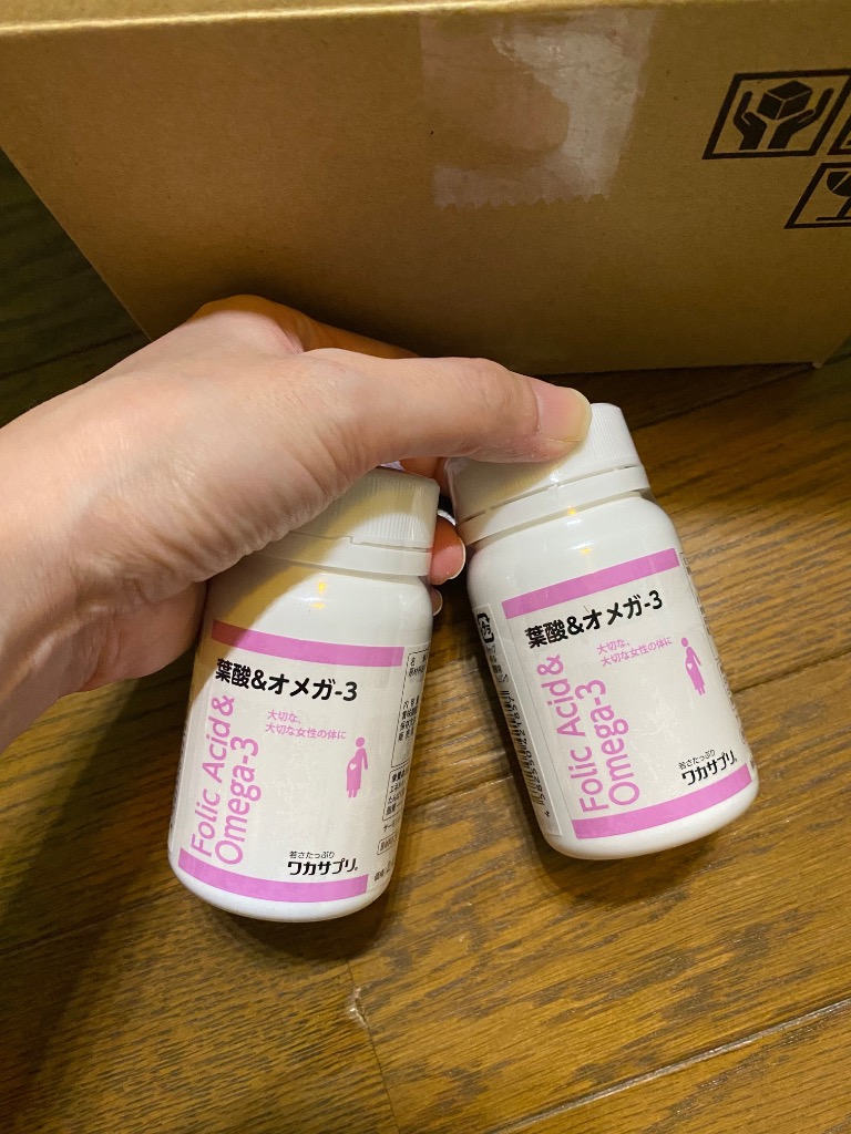 ワカサプリ 公式 葉酸＆オメガ-3 サプリ サプリメント 葉酸 オメガ3