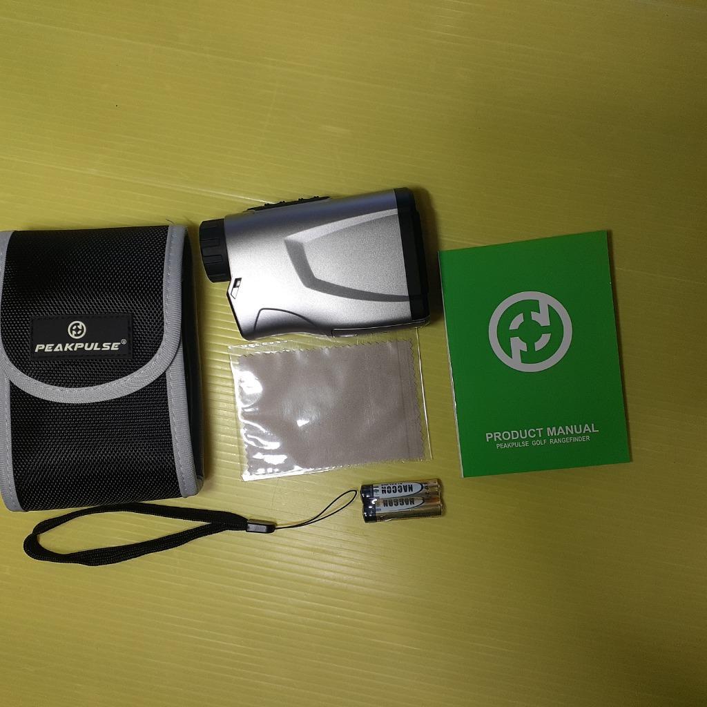 PEAKPULSE ゴルフ距離測定器 距離計 レーザー 距離計測器 手ブレ
