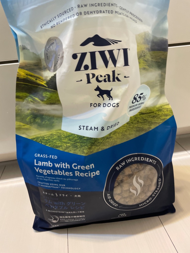 ziwipeakグラスフェッドラム with グリーンベジタブルレシピ3.2kg グラスフェッドラム with グリーンベジタブルレシピ｜スチーム