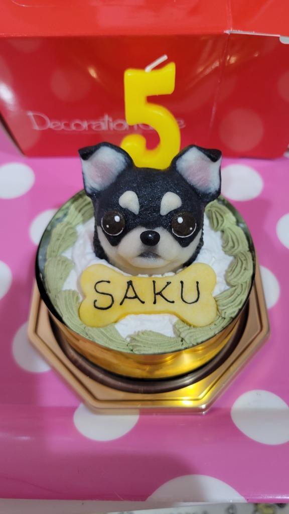 犬用ケーキ 愛犬モチーフ バースデー 1名様 3号〜5号 - ドッグフード