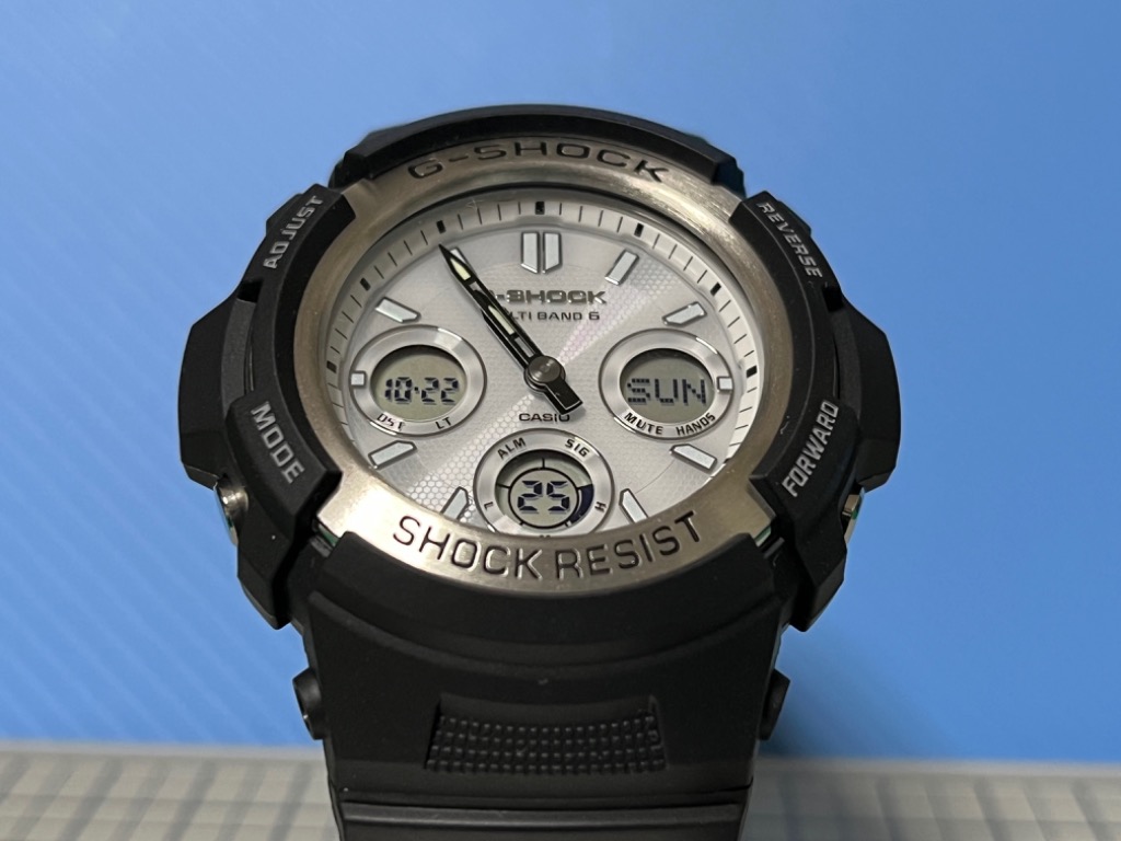 G-SHOCK AWG-M100S-7AJF ホワイト Precious Heart Selection White-Gold G-Shock & Baby-G Pairs