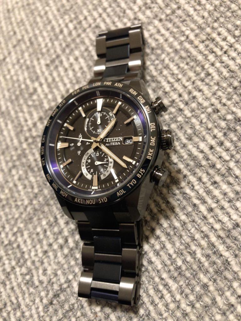 CITIZEN シチズン ATTESA アテッサ 35周年記念限定モデル第3弾 ブラックチタン AT8187-75E メンズ 腕時計 国内正規品  送料無料 : 710593 : わっしょい村JAPAN - 通販 - Yahoo!ショッピング