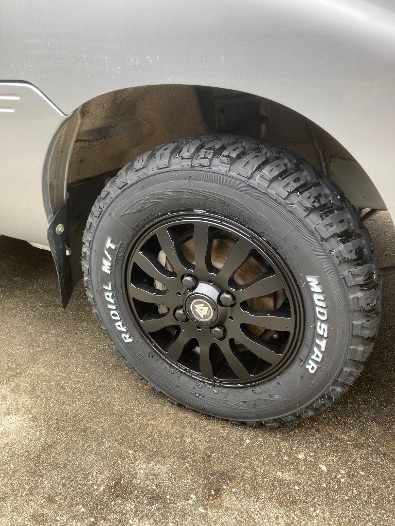 MUDSTAR 軽トラ 軽バン 新品 タイヤ ホイール 4本セット 145/80R12