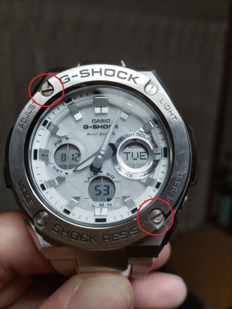 CASIO G-SHOCK /Gショック　GST-W110　シルバー G-STEEL G-SHOCK 電波ソーラー メンズ 腕時計 アナログ デジタル