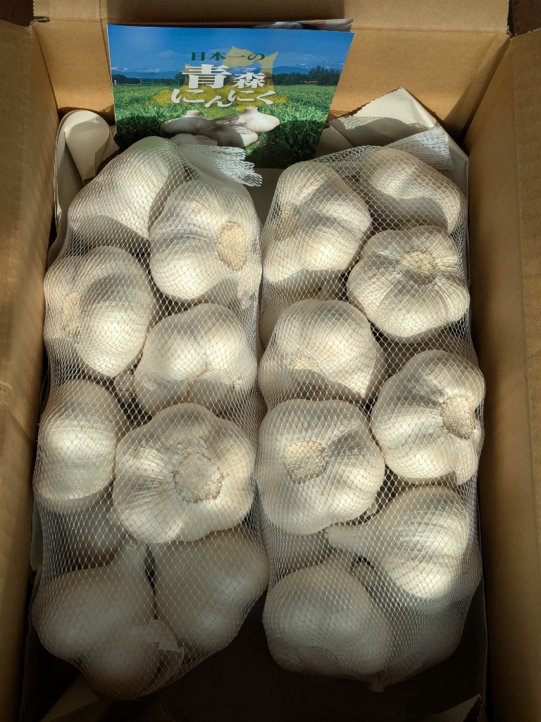 【期間限定】新物 青森県産 生にんにく A品 2L 5kg福地ホワイト六片 にんにく 青森 国産 Mサイズ 2kg 訳あり C品 福地ホワイト六片
