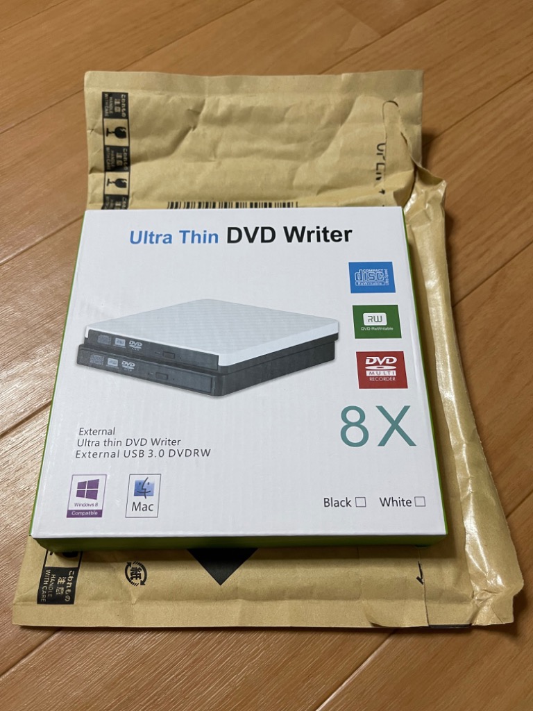 ultra thin ショップ dvd writer 使い方