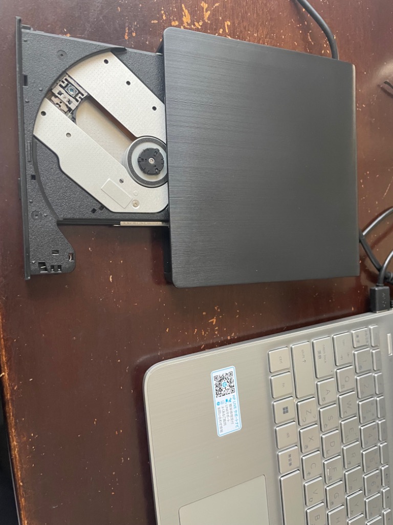 DVDドライブ 外付け USB3.0 Windows11 ポータブルドライブ CD DVD