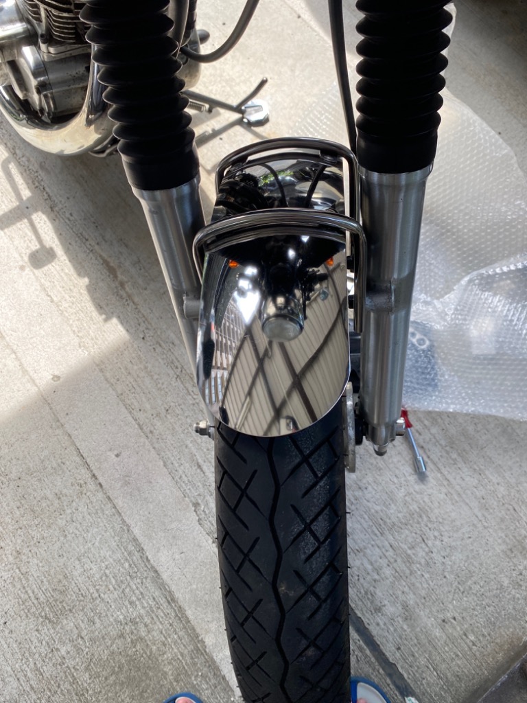 ペイトンプレイス Peyton Place ステンレス・ショートフェンダー SR400