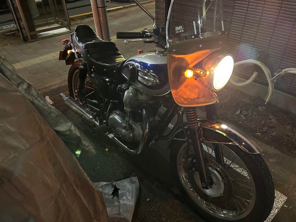 旭風防 アサヒ風防 No99 ミニウインドシールド W650専用 W650 KAWASAKI