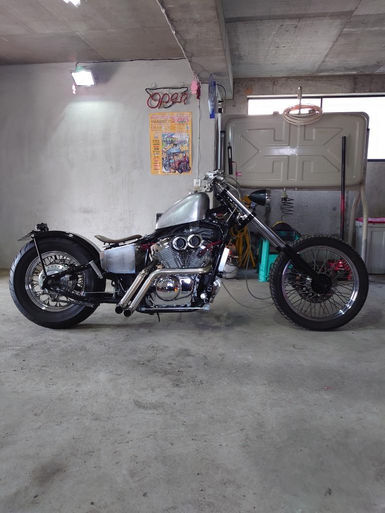 部品屋K&W ロウマウントスポーツスタータンク スティード400
