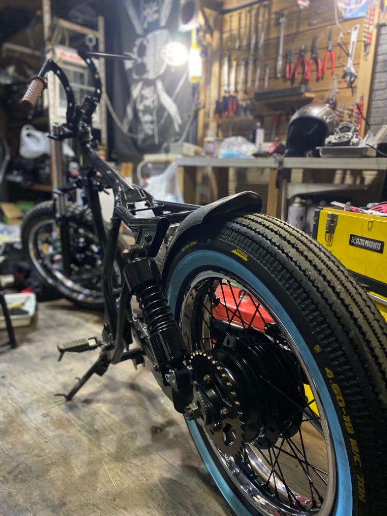 部品屋K&W リブフェンダーキット 250TR KAWASAKI カワサキ リア