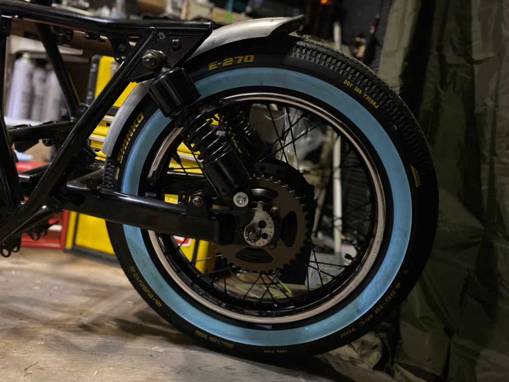 部品屋K&W リブフェンダーキット 250TR KAWASAKI カワサキ リア