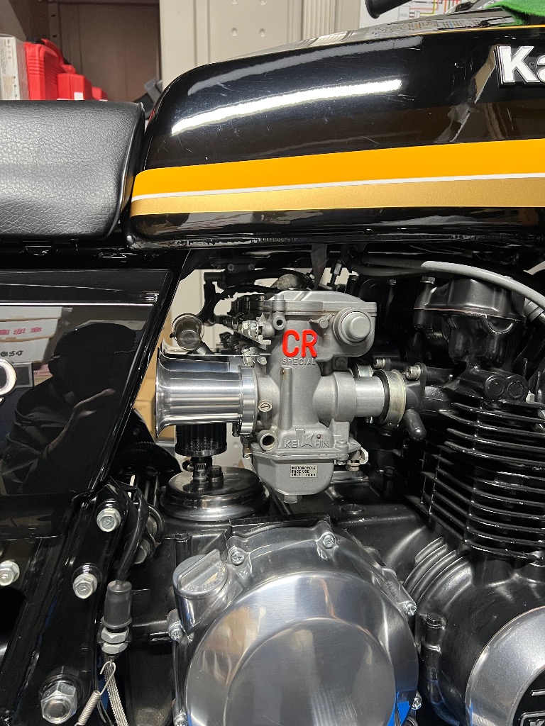 BRC ビーアールシー CRキャブ対応ロングアルミファンネルセット Z400FX