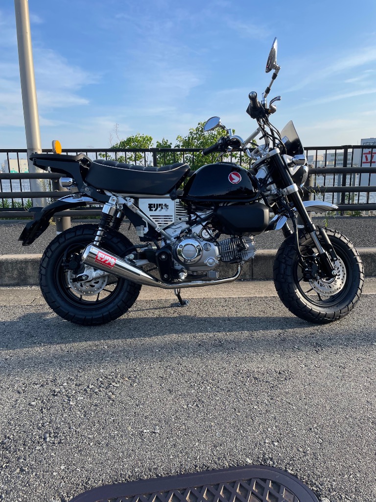 モリワキエンジニアリング モンキー125用マフラー右カーボンサイドカバー付き モリワキ MORIWAKI ENGINEERING モリワキエンジニアリング サイド