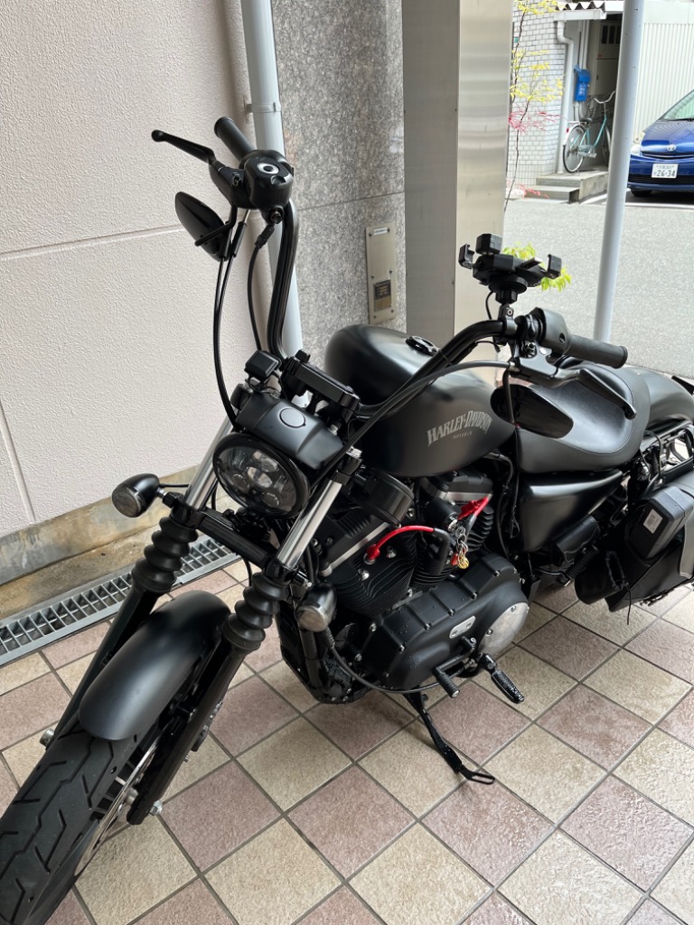 Pine Valley パインバレー オリジナル ショートエイプ・ハンドルバー スポーツスター用 カラー：ブラックメッキ DYNA SPORTSTER  ハンドルバー : 24174633 : ウェビック1号店 - 通販 - Yahoo!ショッピング