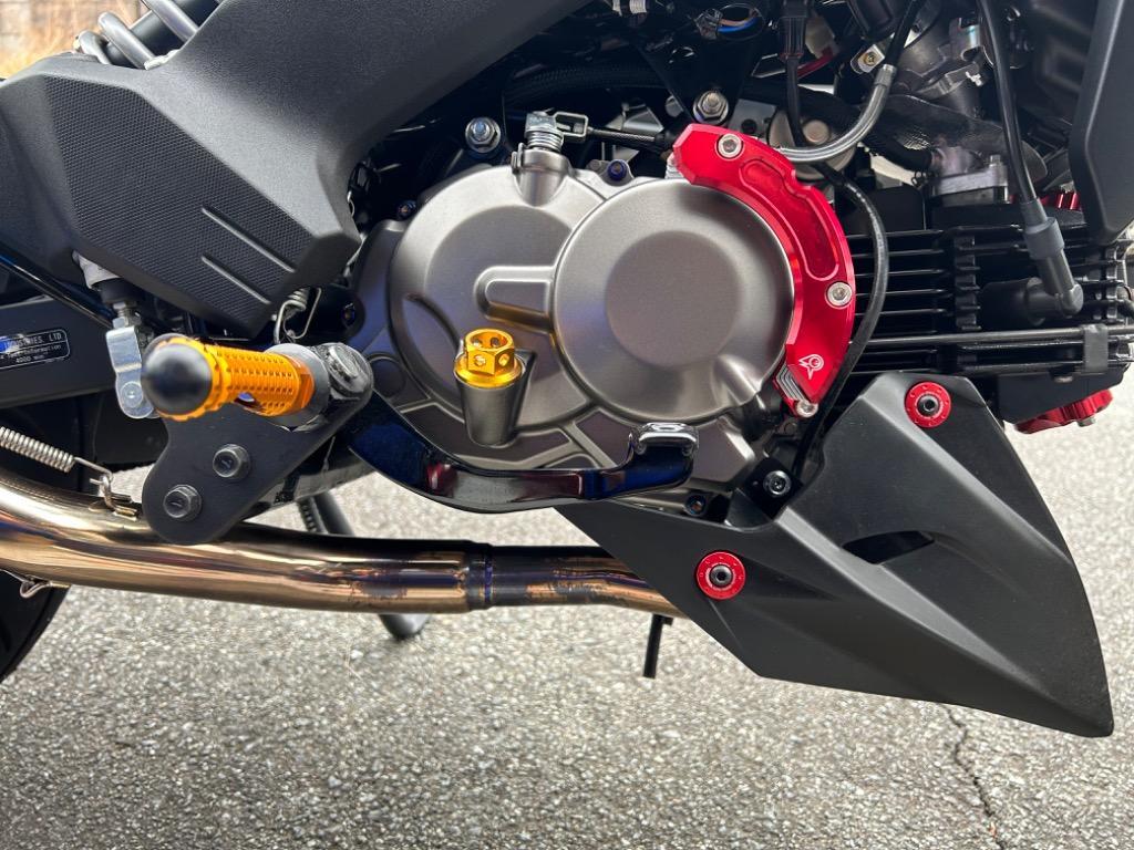 割れ無! Z125PRO 純正エンジンカバー右 クラッチカバー Z125プロ