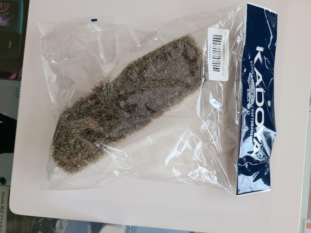 カドヤ Ref No.8173 HORSE BRUSH-M（ウッドカラー） KADOYA バイク