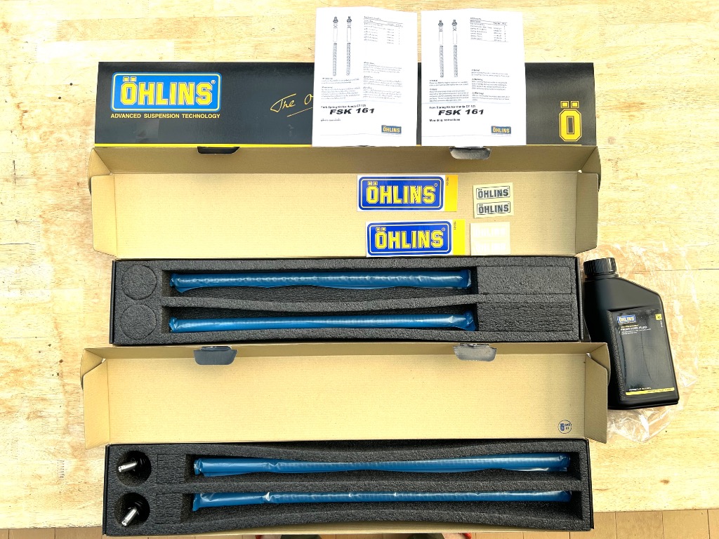 OHLINS オーリンズ フロントフォークトップキャップ＆スプリングキット CT125ハンターカブ HONDA ホンダ フォークスプリング :  25661825 : ウェビック1号店 - 通販 - Yahoo!ショッピング