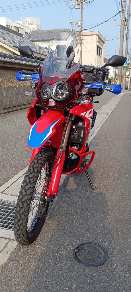 CRF250 RALLY スクリーン　スモークシールド MOTOSKILL モートースキール スクリーン CRF250 Rally／CRF300