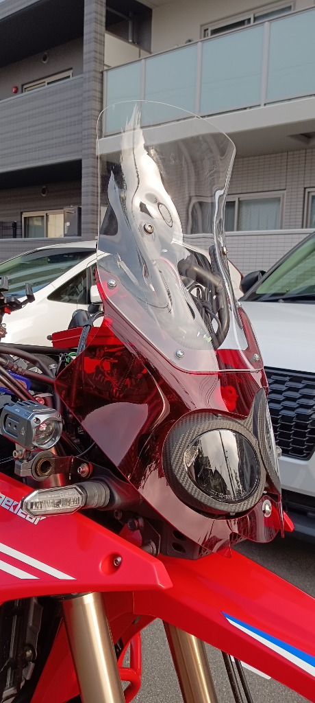 CRF250 RALLY スクリーン　スモークシールド ワールドウォーク（WORLD WARK） HONDA CRF250L CRF250Ls ウィンド
