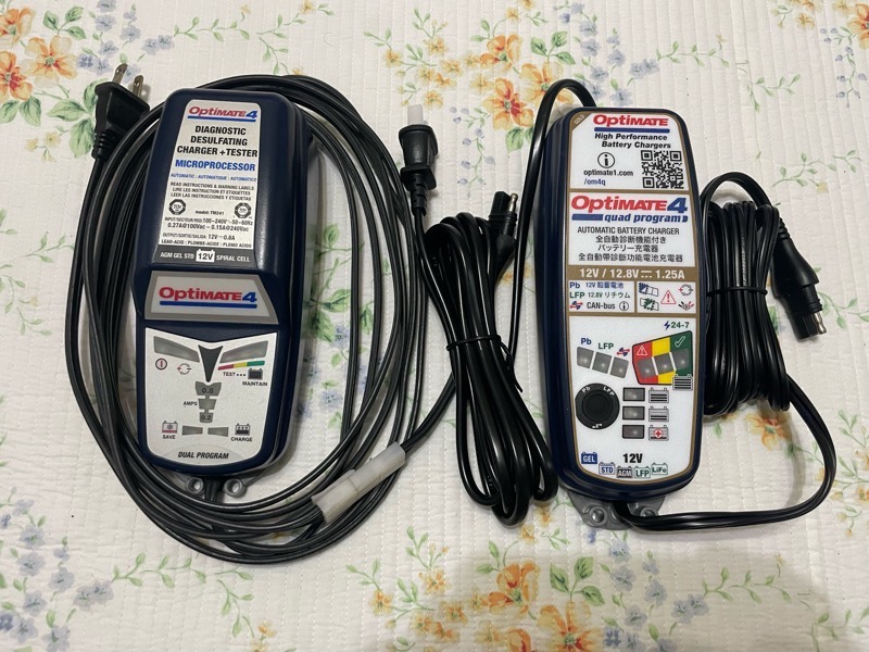 TECMATE テックメイト OptiMate 4 Quad Program バッテリー充電