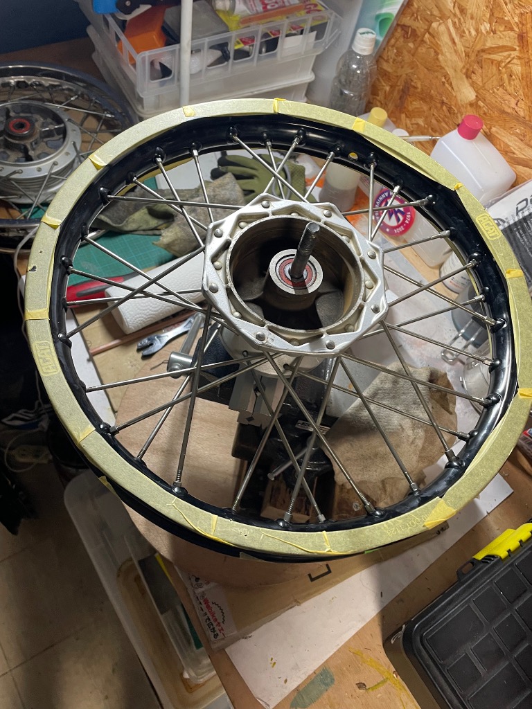 AGAT Utility アガットユーティリティ アルミリム F／R コンボ KLX110