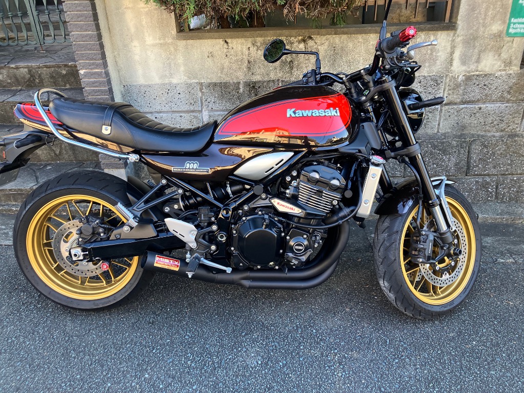 ミスティ MISTY Z900RS MISTY金太郎マフラー〈BK〉 KAWASAKI カワサキ