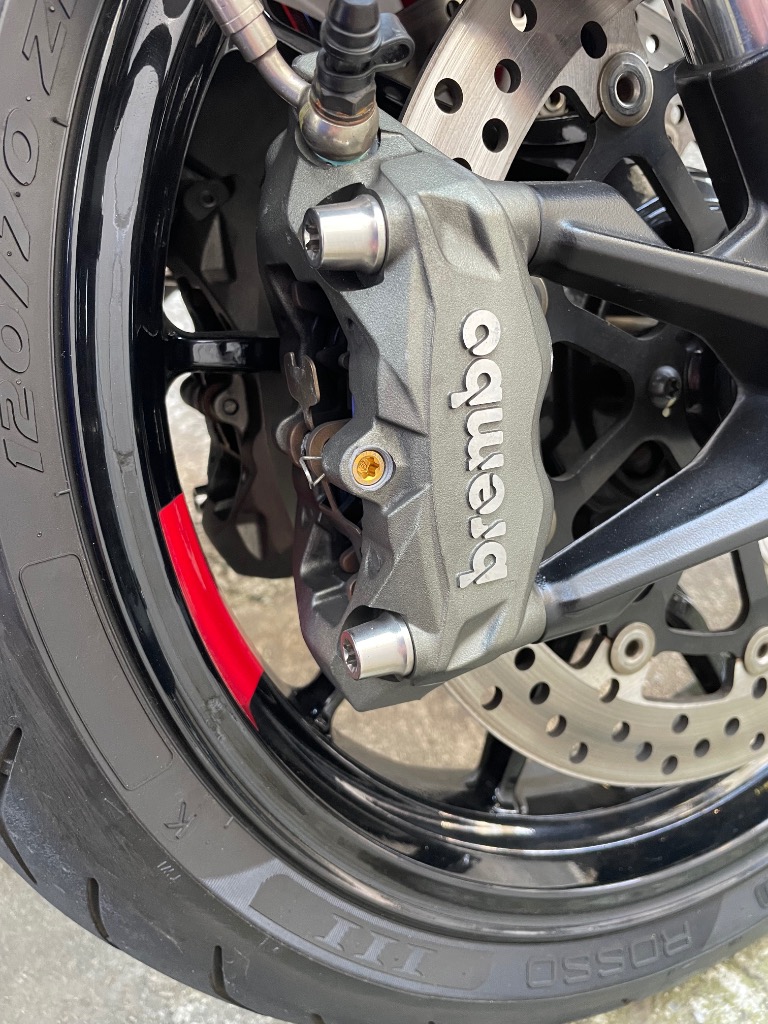 S-PARTS エスパーツ BREMBO M4.32 キャリパー用チタンパッドピン