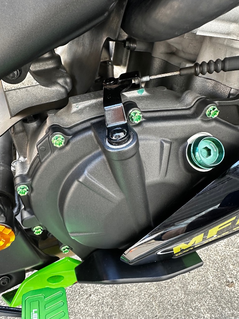 S-PARTS エスパーツ クラッチカバー用チタンボルトセット カラー