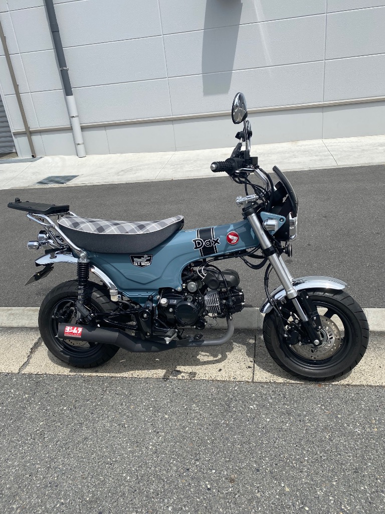 H2C（エイチツーシー） クロームリアフェンダー DAX125 HONDA ホンダ