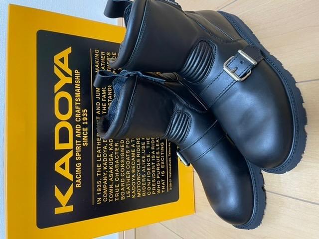 カドヤ（KADOYA） BLACK ANKLE [K'S LEATHER] ブーツ サイズ：25.0cm