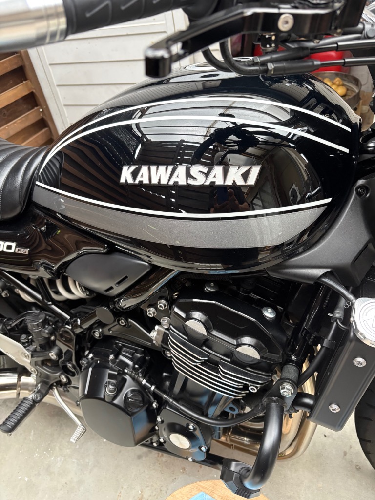 カワサキ（Kawasaki） 純正 タンクエンブレム クラシック KAWASAKIロゴ