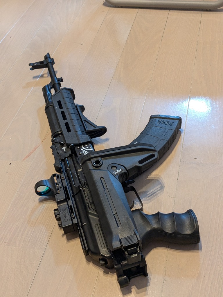 CM077E M-STYLE AKM S-STOCK フルメタル電動ガン BK【180日間安心保証つき】※発送まで1営業日になります : cm077e  : web shop アシュラ - 通販 - Yahoo!ショッピング