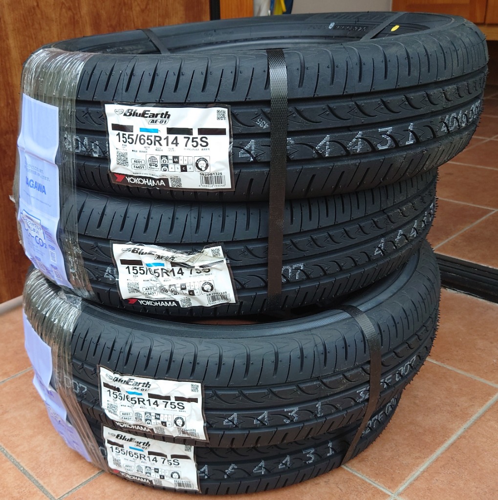 【3457】21/23年 155/65R14 ブルーアースAE01 ライツレー YOKOHAMA BluEarth AE-01 155/65R14 75S 価格比較 - 価格.com