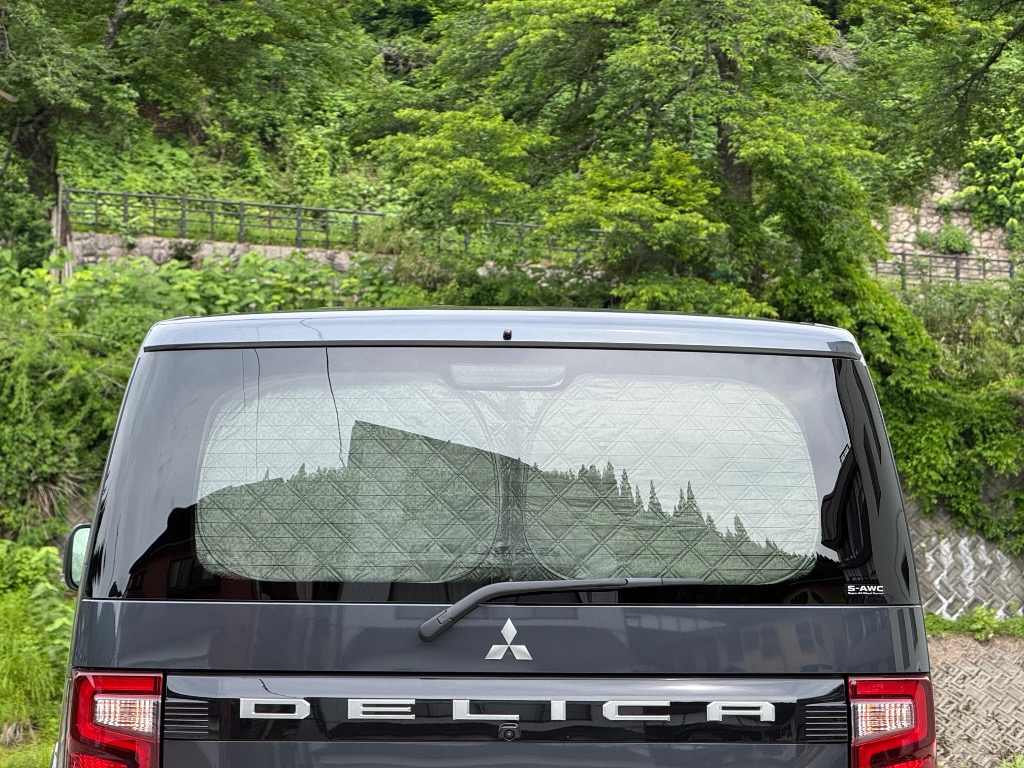 デリカ D5 専用 サンシェード 全窓対応 車中泊 サイドサンシェード