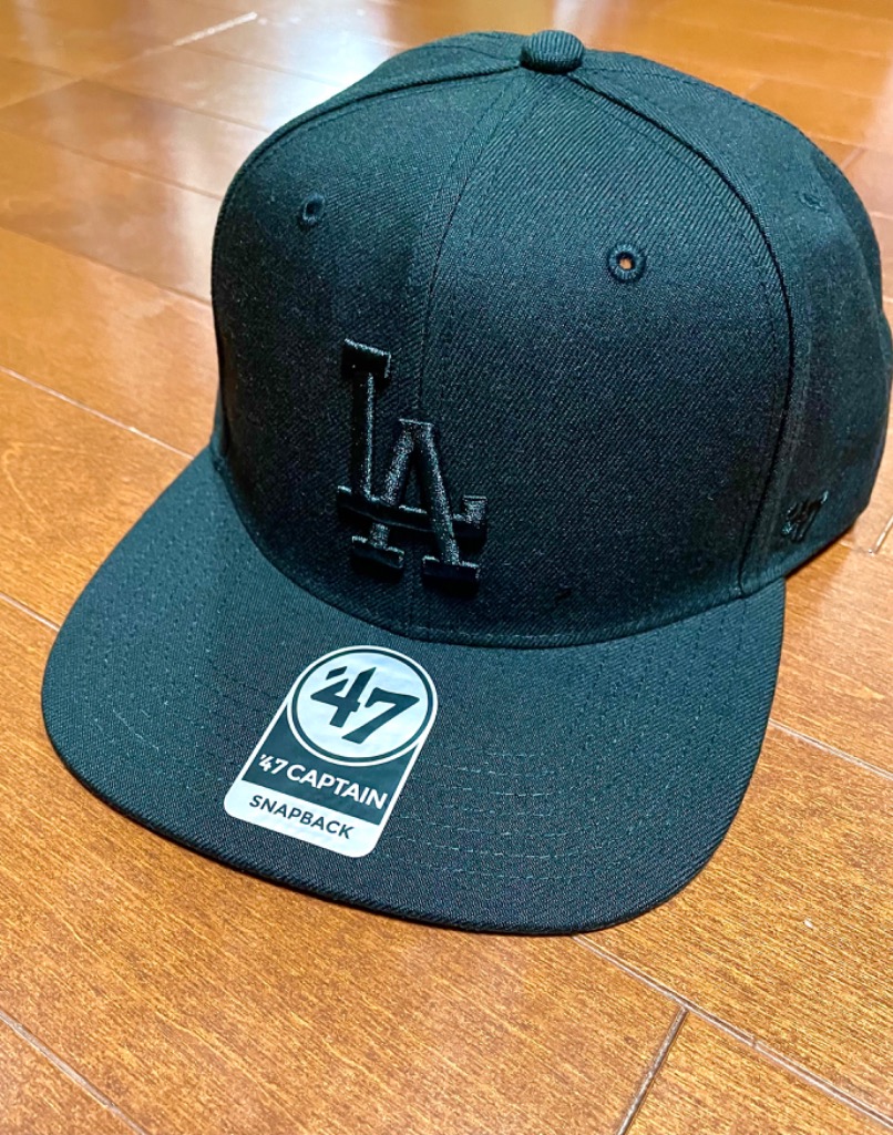 47Brand ドジャース 公式 LA キャップ 青 黒 コーデ 47