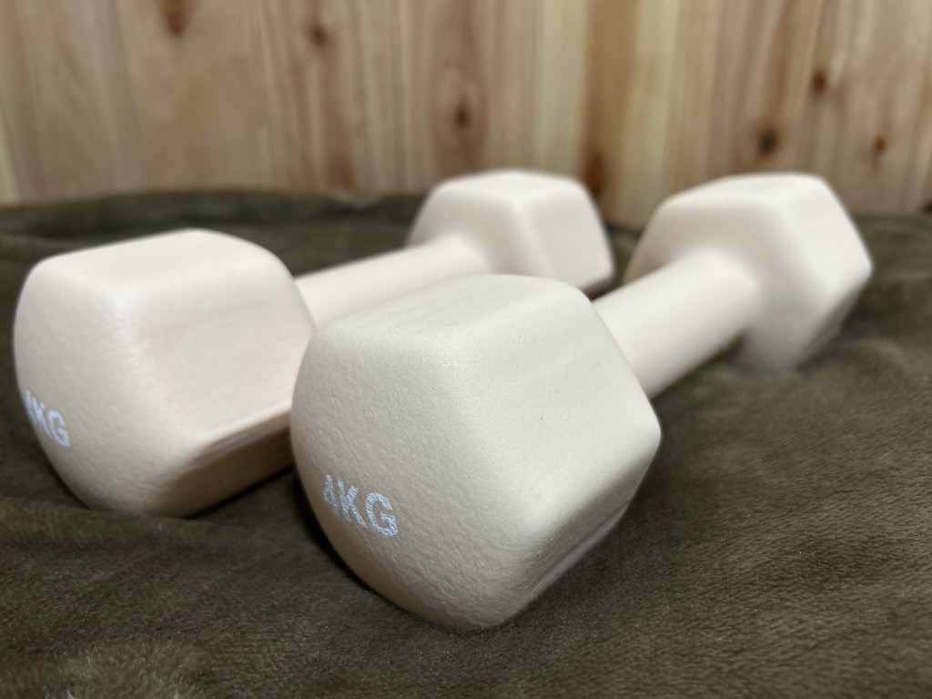 WEIMALL ダンベルセット 4kg 2個セット 合計8kg 全8色 滑り