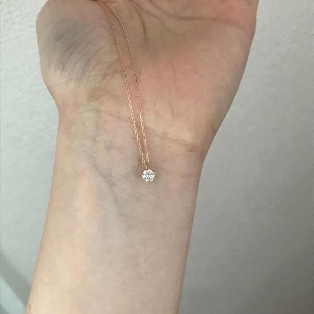 ネックレス レディース ダイヤモンド ネックレス K18 一粒 0.3カラット SIクラス GOODカット 40cmあずきチェーン クリスマス  プレゼント :TF-306:WEING - 通販 - Yahoo!ショッピング