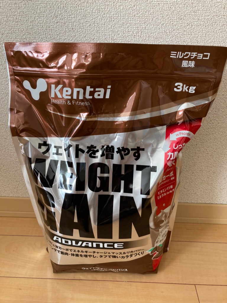 Kentai ウェイトゲインアドバンス ミルクチョコ風味 3kg その他 