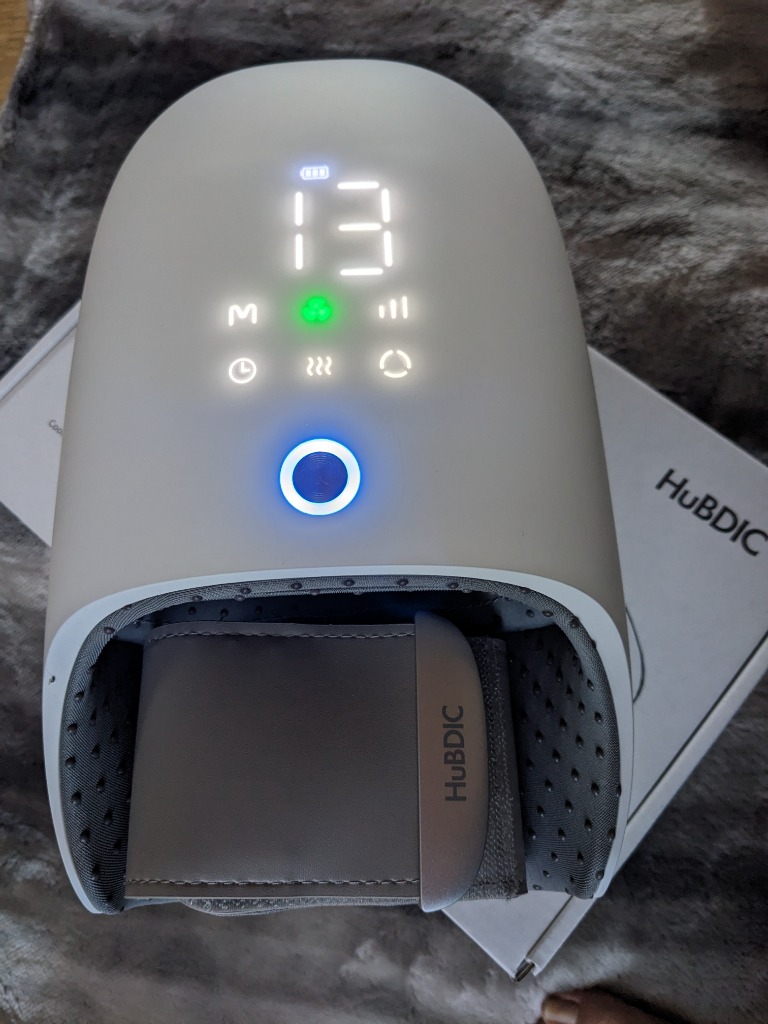 【新品未使用】ハンドケア　加圧　温熱　リラクゼーション器　美容家電 ハンドケア リラクゼーション 手のひら 指 手首 加圧 温熱冷風