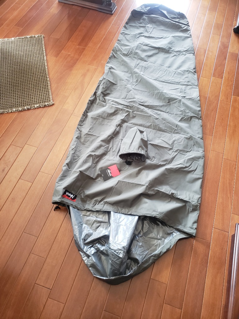 NANGA ナンガ 寝袋カバー シュラフ 防水 防水カバー ブラック 黒