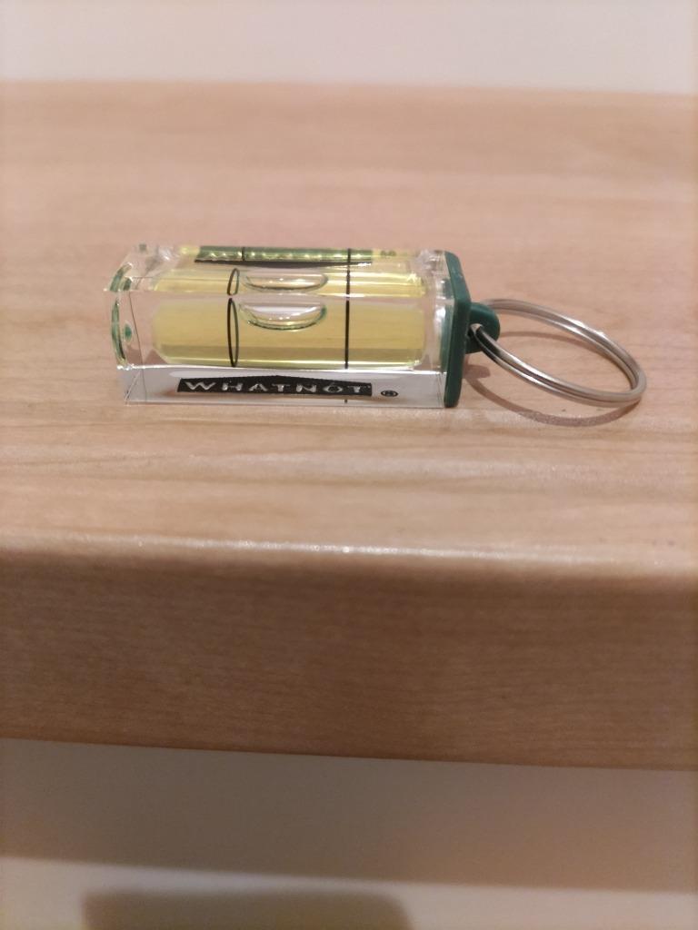 WHATNOT ワットノット 水平器 小型 キーリング キーホルダー