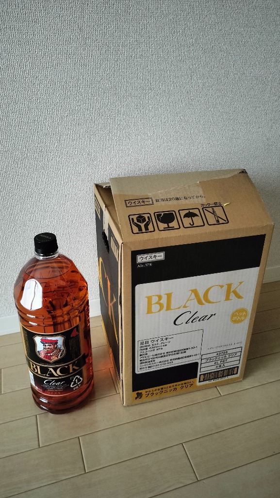 NIKKA BLACK Clear 4L 4本セットウイスキー Amazon.co.jp: ブラックニッカ ウイスキー4000ml×4本 ブラック