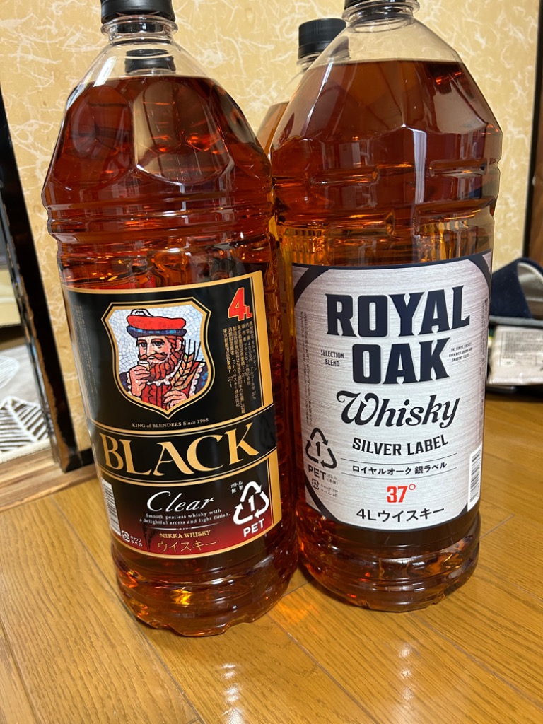ブラックニッカ　4L 2本セット ブラックニッカ クリア ウイスキー セット 飲み比べ 送料無料 4L